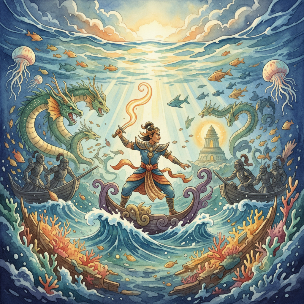 Cover: Episode 046: Sawerigading Dan Peperangan Di Tengah Lautan