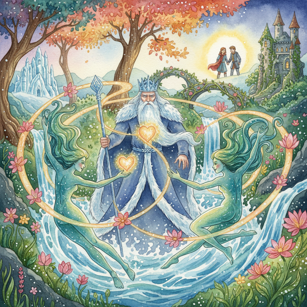 KONING VORST EN HOE DE TOOVERNIMFEN HEM OVERWONNEN