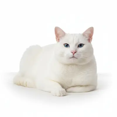big white Tom Cat