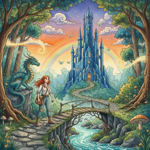 Cover: THE BLUE CASTLE