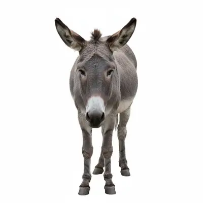 Old Bony Gray Donkey