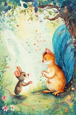 [THE COCK, the CAT, and the LITTLE MOUSE.](#contents)