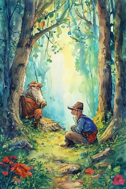 [THE FOREST and the WOODMAN.](#contents)