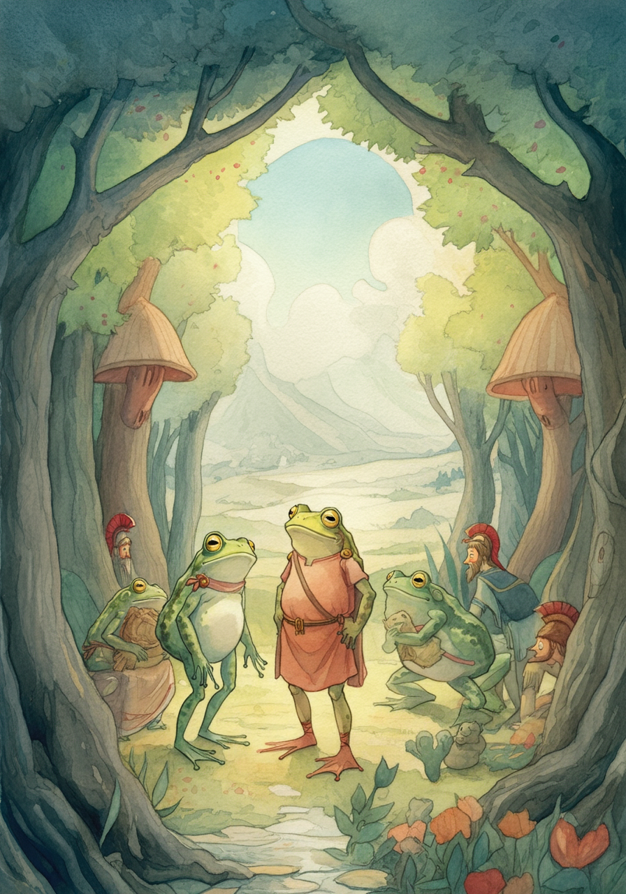 [THE FROGS DESIRING a KING.](#contents)