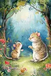 [THE OLD CAT AND THE YOUNG MOUSE.](#contents)