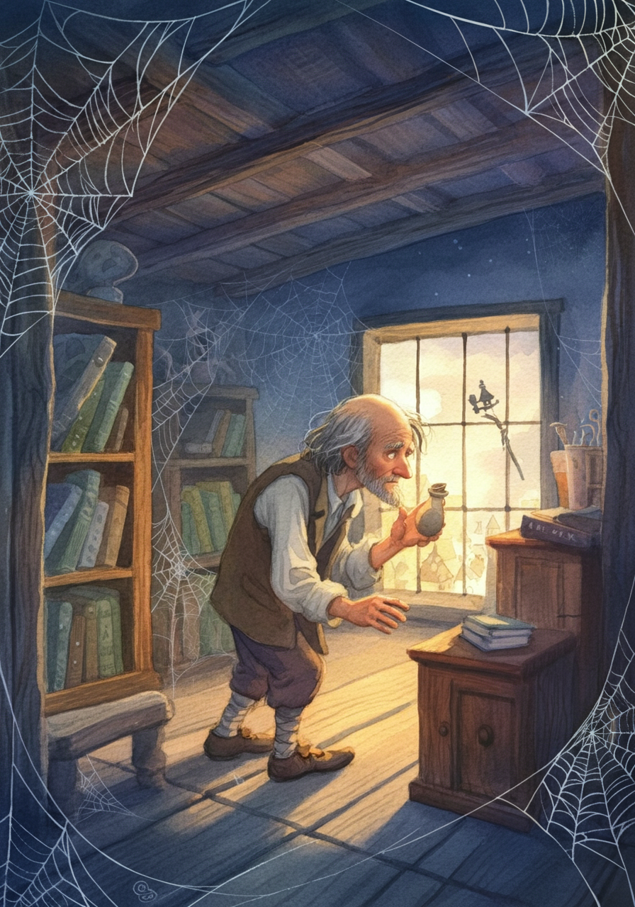 [THE POET and the COBWEBS.](#contents)