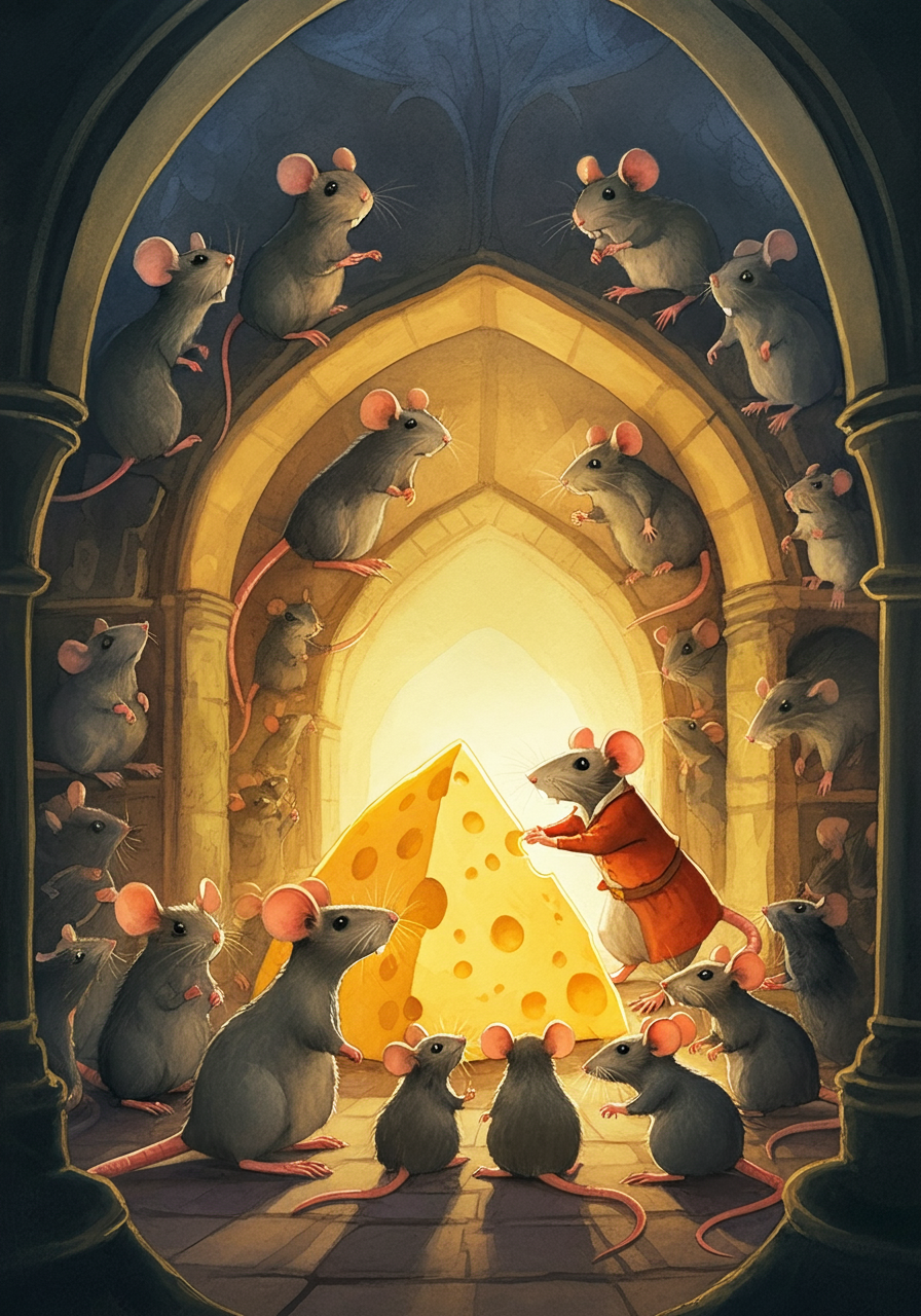 [THE RATS and the CHEESE.](#contents)