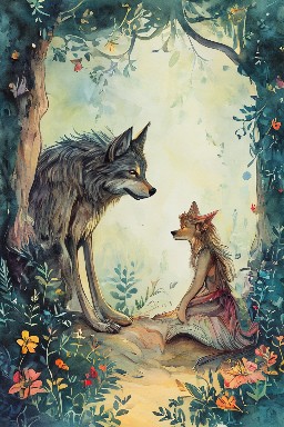 [THE WOLF and the CRANE.](#contents)