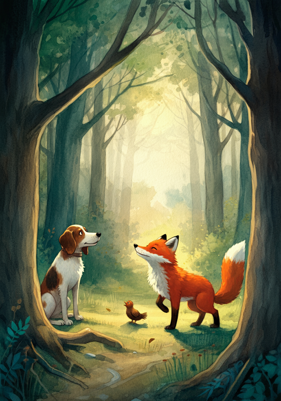 The Dog, Cock and Fox