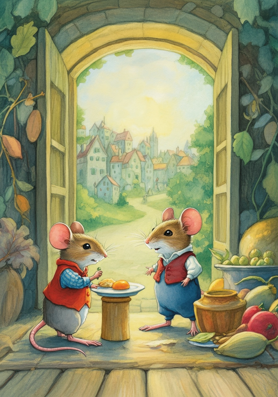 The Town Mouse and the Country Mouse