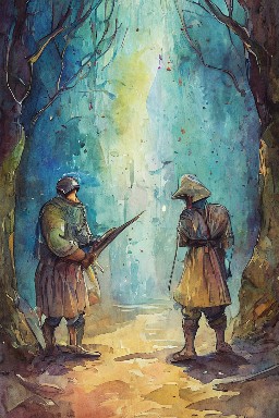 The Two Soldiers and the Robber