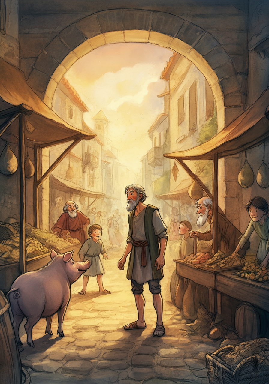 THE DEBTOR and HIS SOW