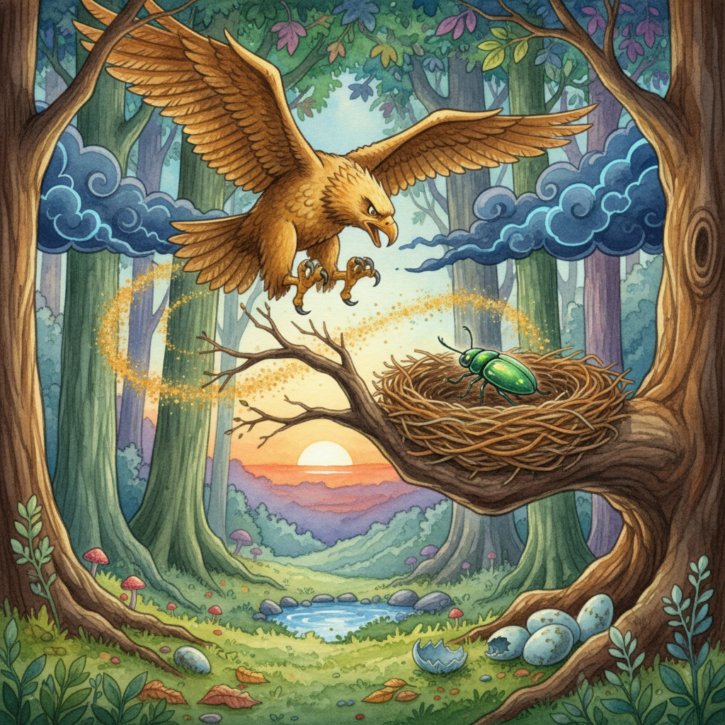 THE EAGLE and THE BEETLE