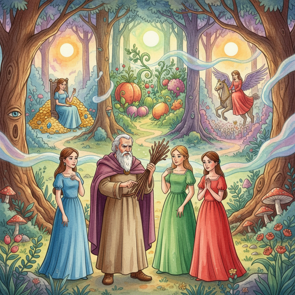 THE FATHER and HIS DAUGHTERS