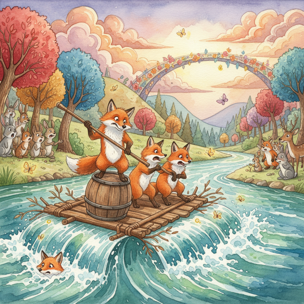 THE FOXES and THE RIVER