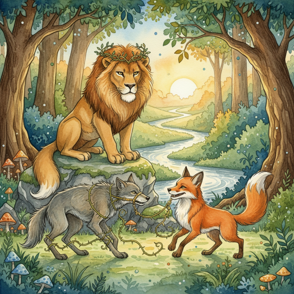 THE LION, THE WOLF, and THE FOX