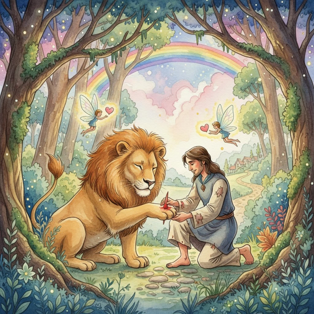 THE SLAVE and THE LION