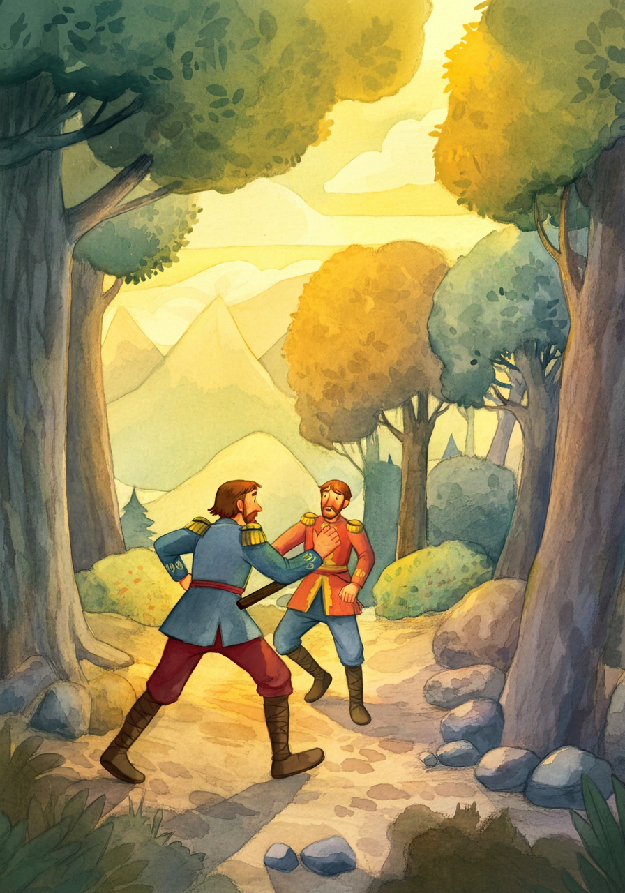 THE TWO SOLDIERS and THE ROBBER