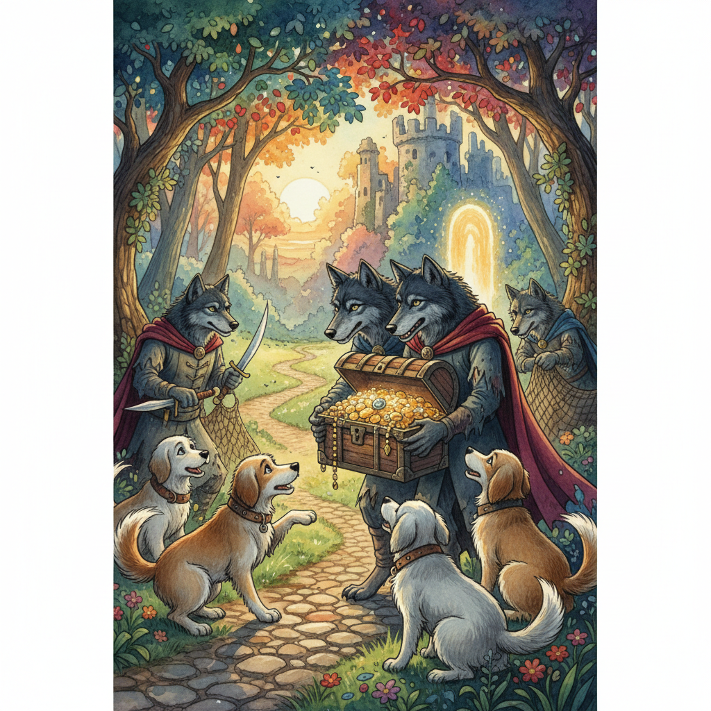 THE WOLVES and THE DOGS