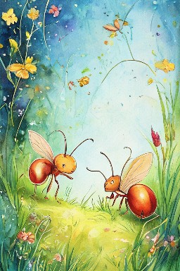 THE ANTS and THE GRASSHOPPERS