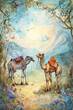 THE ARAB and HIS CAMEL