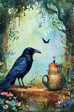 THE CROW and THE PITCHER