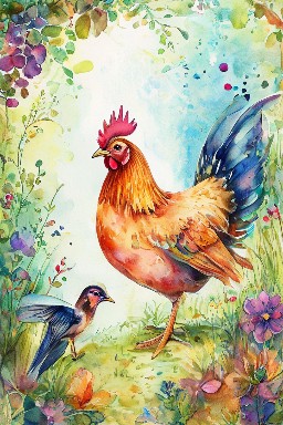 THE HEN and THE SWALLOW