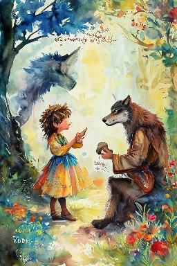 THE SHEPHERD’S BOY and THE WOLF