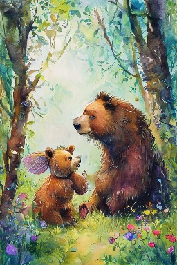 THE BEAR in THE WOOD