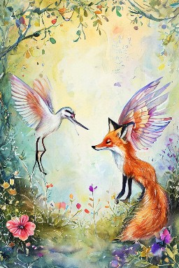 THE FOX and THE STORK