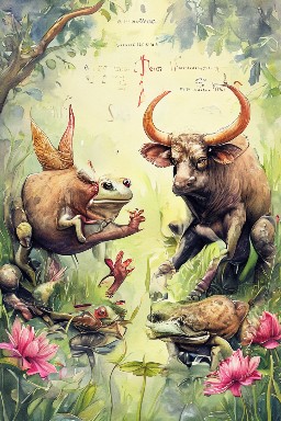 THE FROGS and THE BULLS