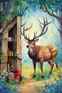 THE STAG in THE OX’S STALL