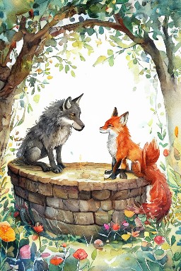 THE WOLF, and THE FOX in THE WELL