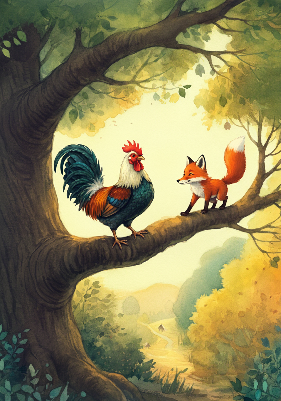 THE COCK and THE FOX