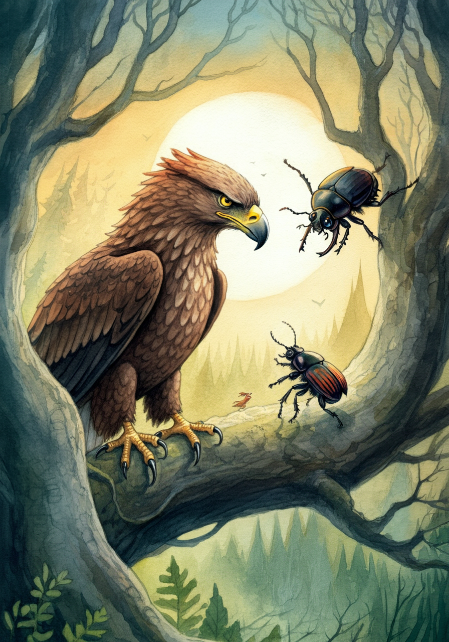 THE EAGLE and THE BEETLE