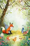 THE FOX AND THE PHEASANTS