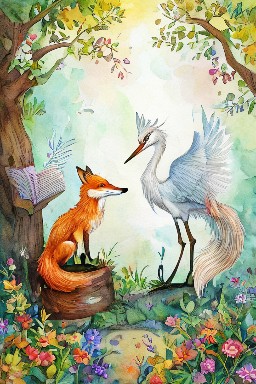THE FOX and THE STORK