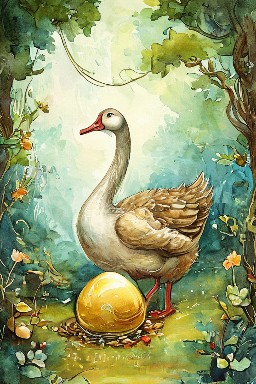 THE GOOSE and THE GOLDEN EGG