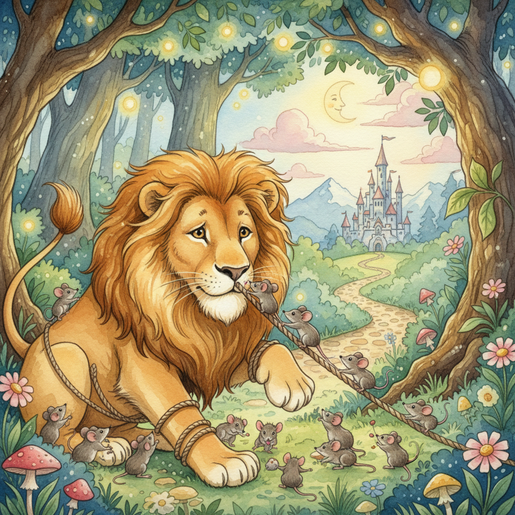 THE LION and THE MOUSE