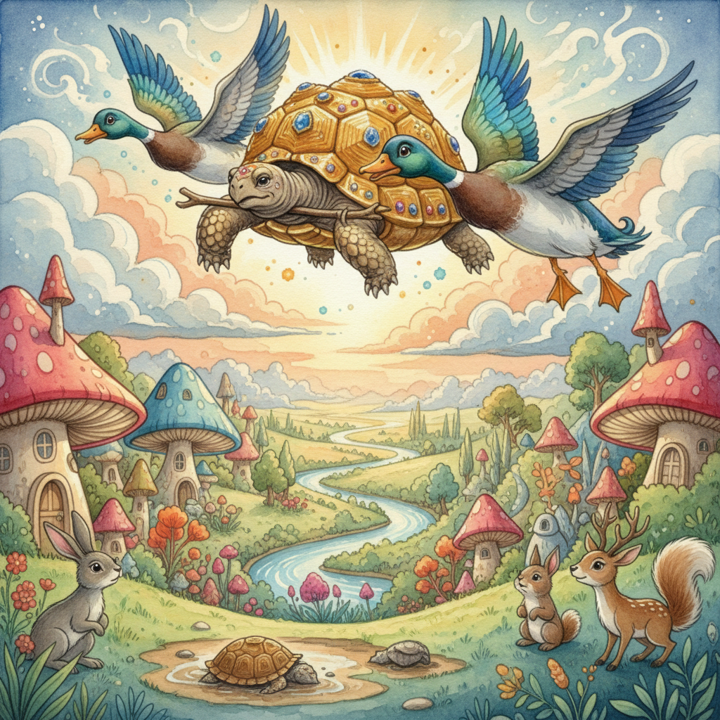 THE TORTOISE and THE DUCKS
