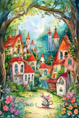 THE TOWN MOUSE and THE COUNTRY MOUSE