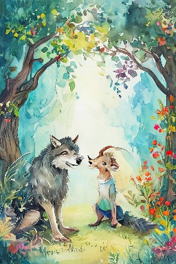THE WOLF, THE KID, and THE GOAT