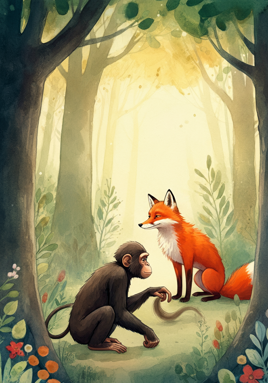 THE APE and THE FOX