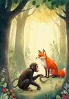 THE APE AND THE FOX