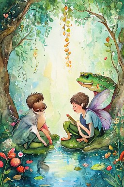THE BOYS and THE FROGS