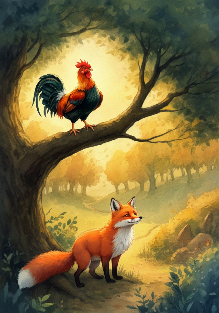THE COCK and THE FOX