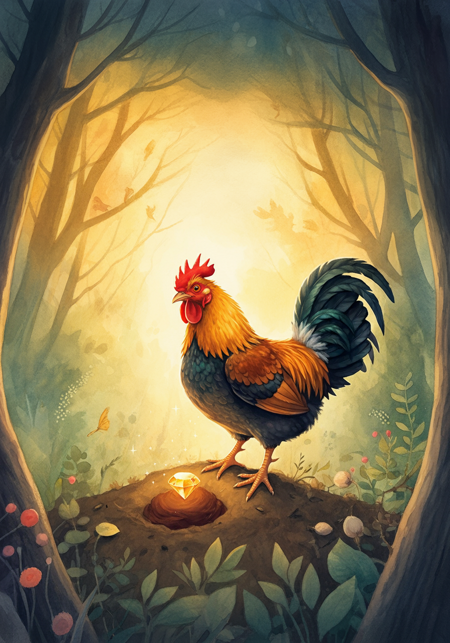 THE COCK and THE JEWEL