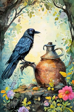 THE CROW and THE PITCHER