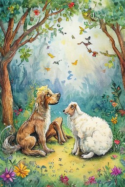 THE DOG and THE SHEEP