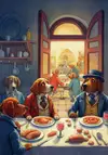 THE DOG INVITED TO SUPPER
